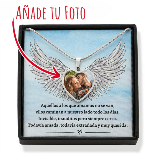 Memorial Necklace with Photo. FE