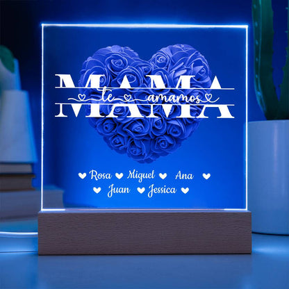 Mamá | Placa de Acrílico Cuadrada