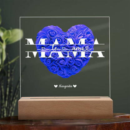 Mamá | Placa de Acrílico Cuadrada