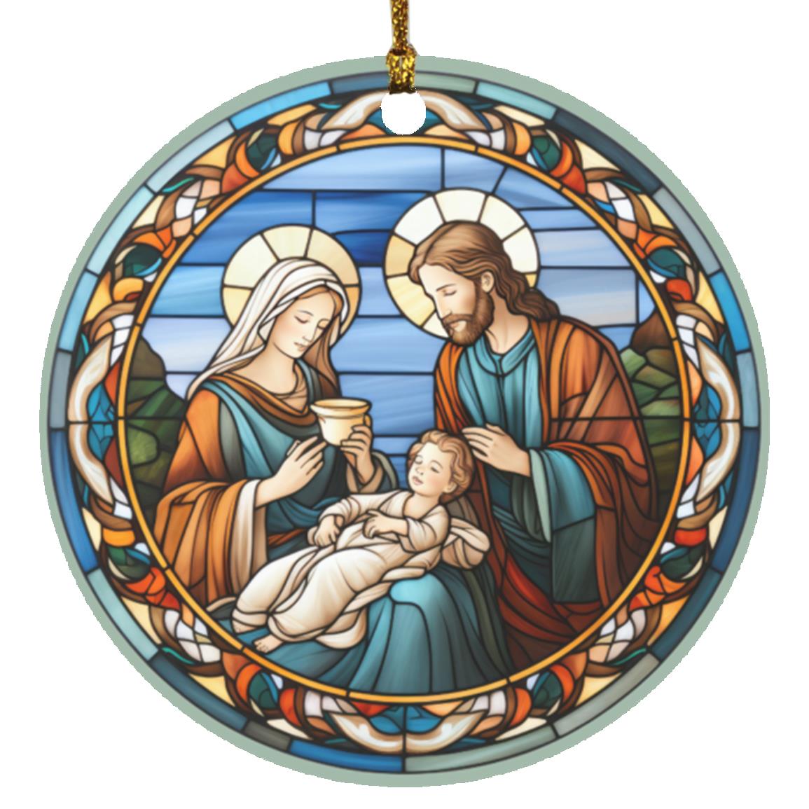 Nativity 2 - Circular Ornament