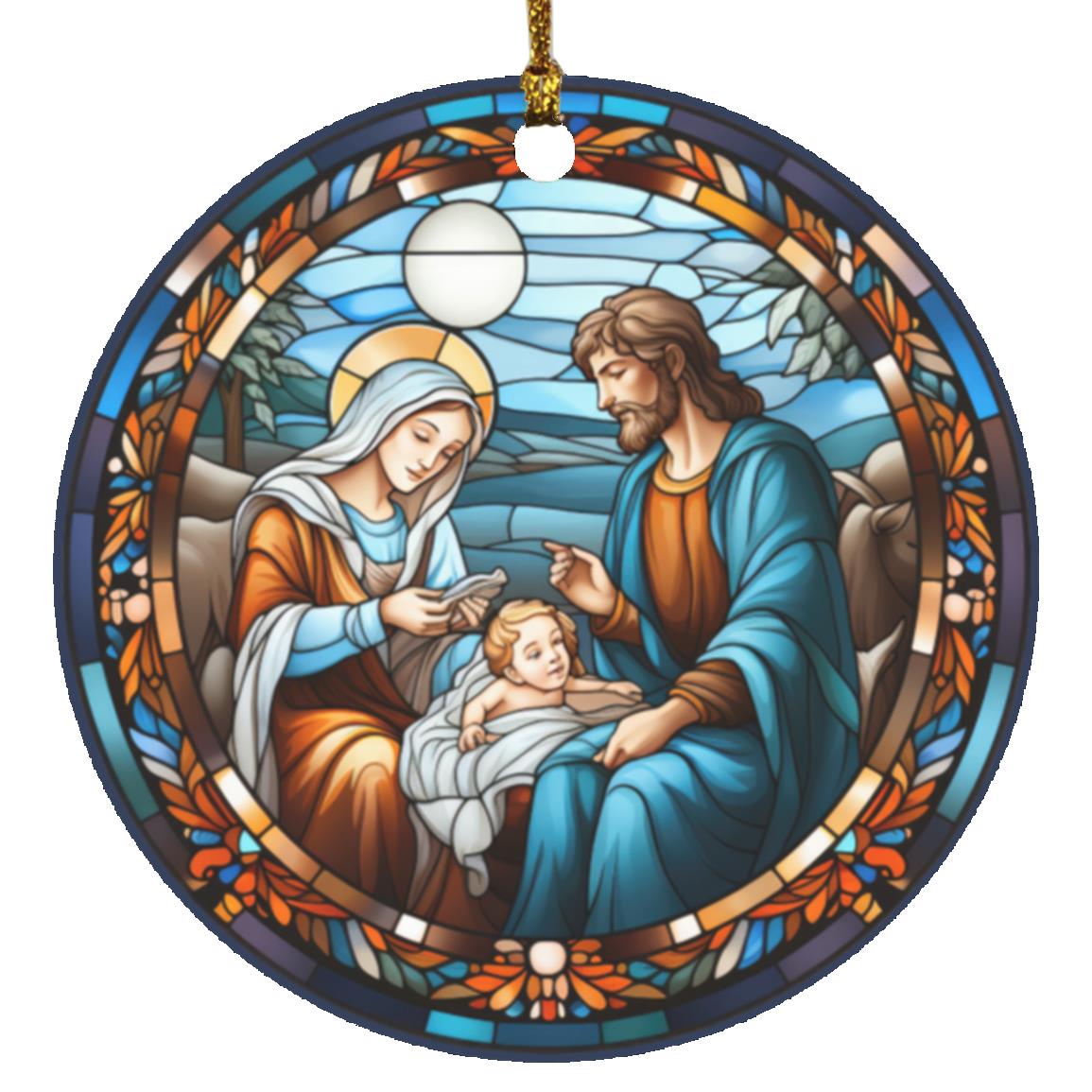 Nativity 2 - Circular Ornament