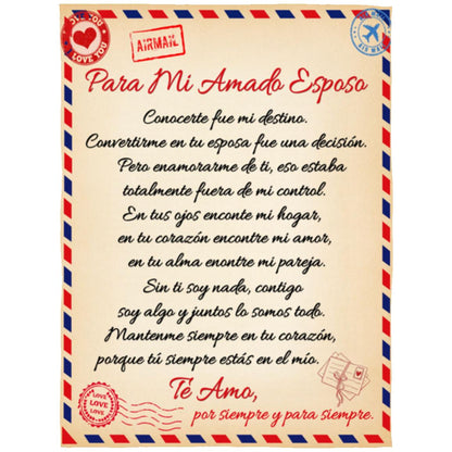 Mi Amado Esposo - (Postal) Manta