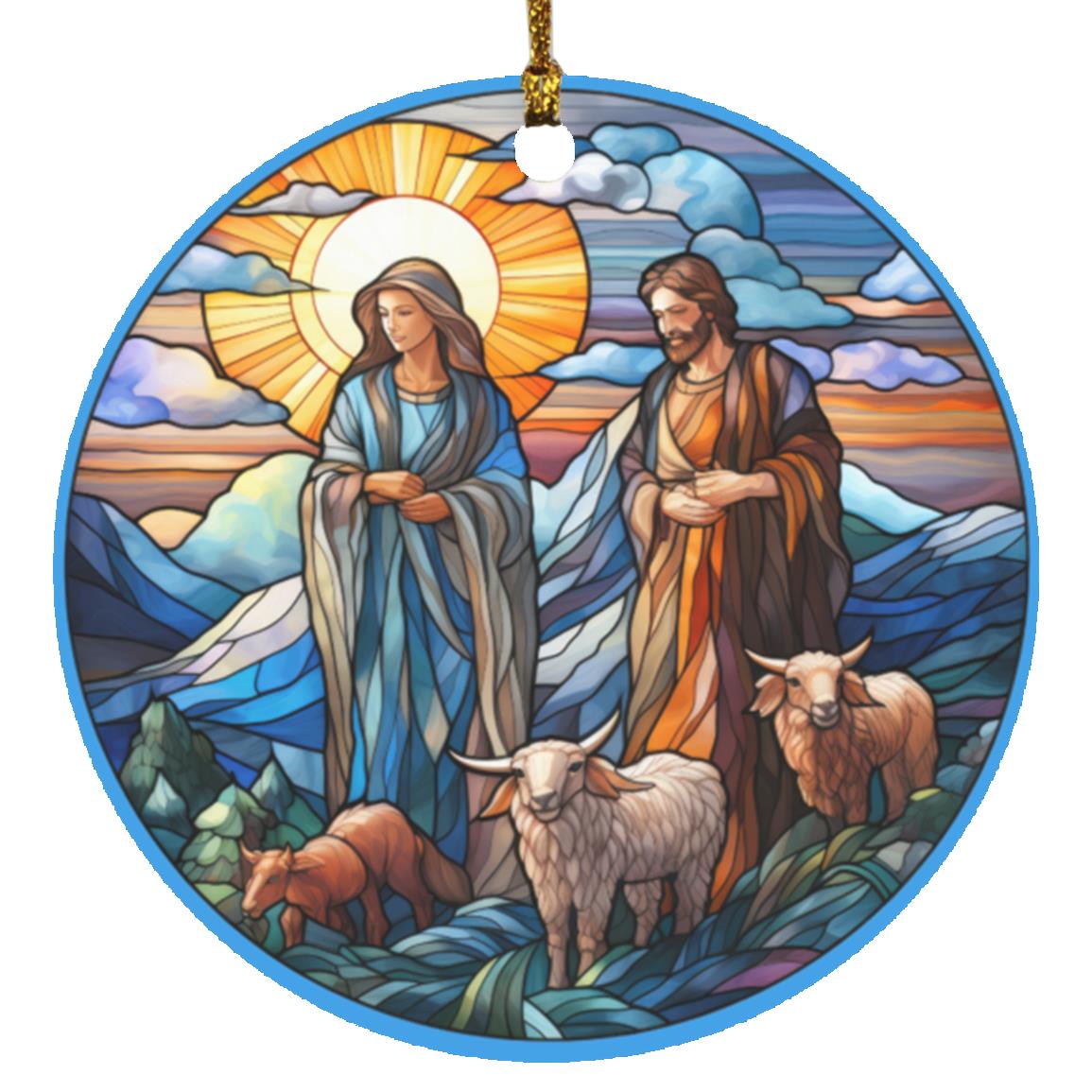 Nativity 2 - Circular Ornament