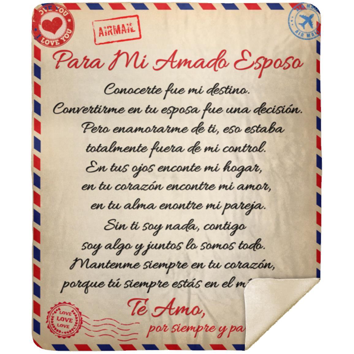 Mi Amado Esposo - (Postal) Manta