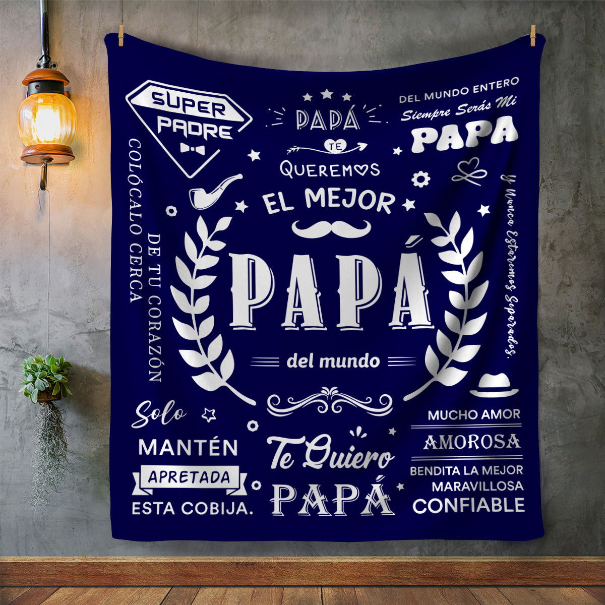 The Best Dad Blanket