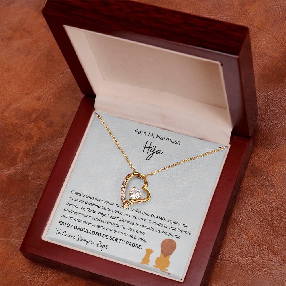 Beautiful Daughter | Forever Love Necklace - Lion 