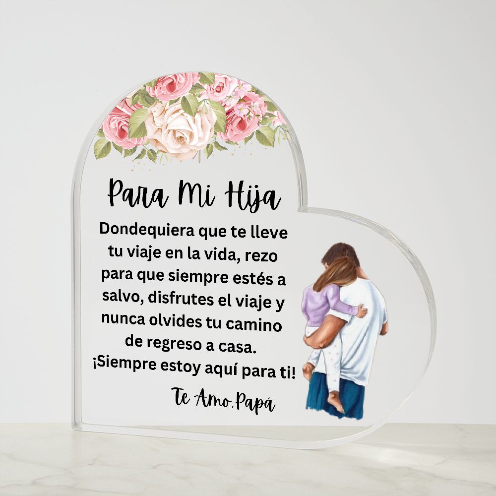 My Daughter - Heart Plaque