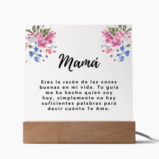 Mamá - Placa de Acrílico