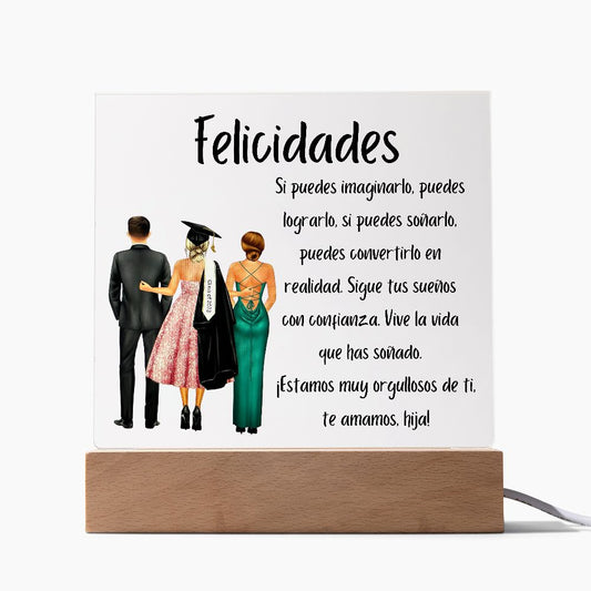 Graduation (Parents) - Acrylic Plaque