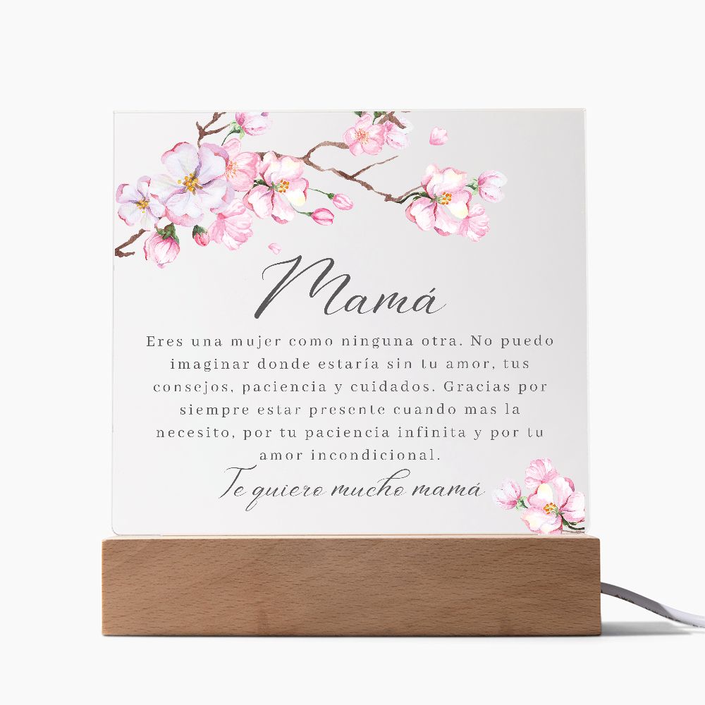 Mom (Cherry Blossom) - Acrylic Plaque