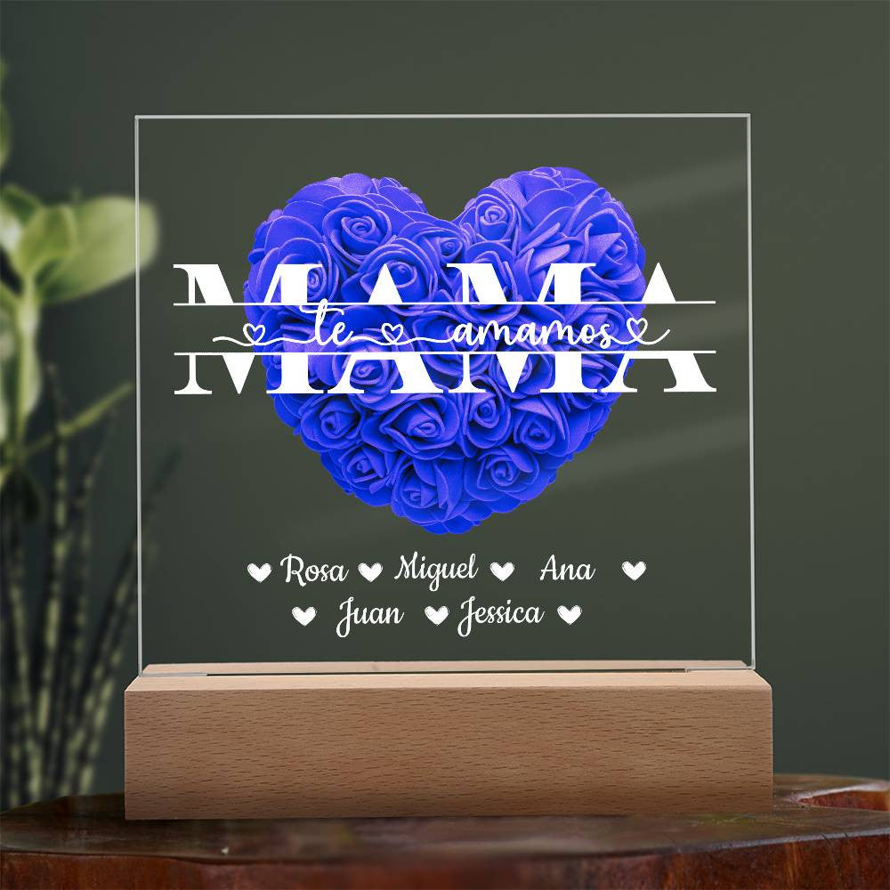 Mamá | Placa de Acrílico Cuadrada