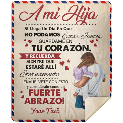 To My Daughter (Personalized) Blanket 