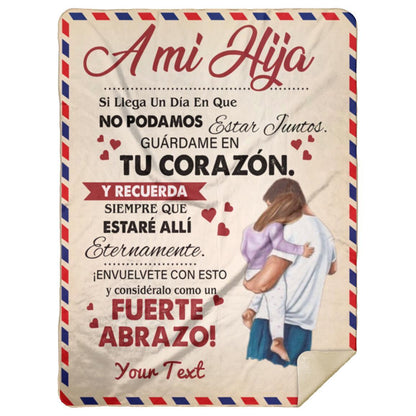 A Mi Hija (Personalizado) Manta