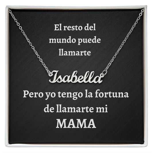 Name Necklace - Mom 