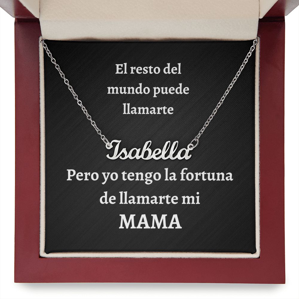 Name Necklace - Mom 