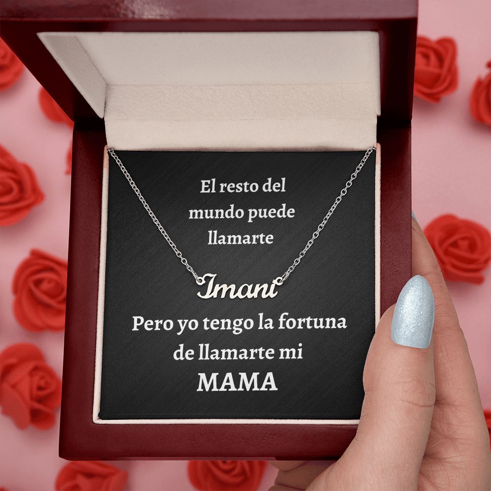 Name Necklace - Mom 