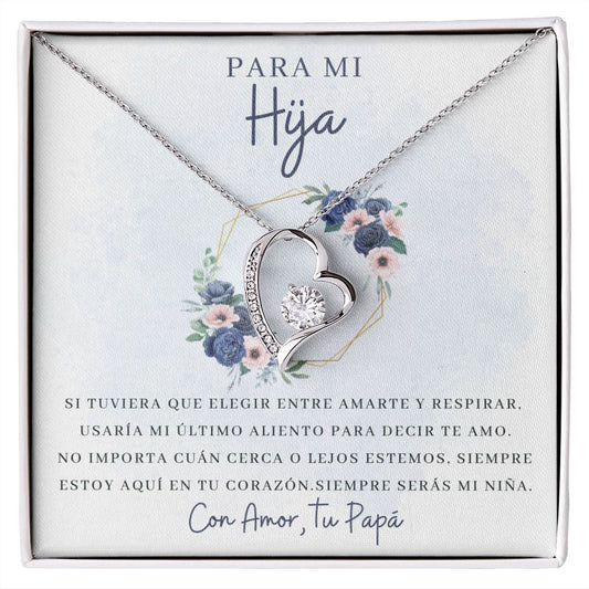 My Daughter | Forever Love Necklace - Blue 